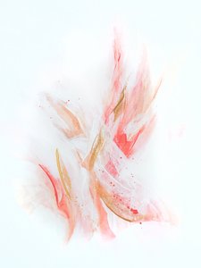 Blush Fluido Dourado Abstrato de Alyson Storms
