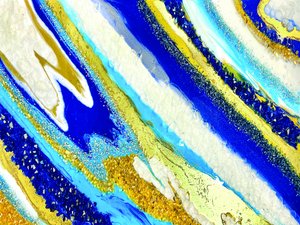 Ágata Azul Dourada de Alyson Storms