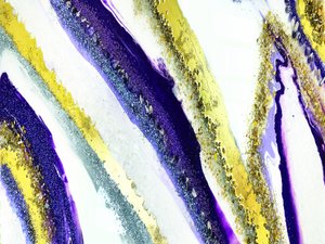 Fluxo de brilho roxo e dourado de Alyson Storms