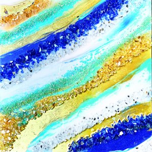 Fluxo Azul e Dourado Brilhante de Alyson Storms