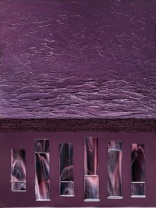 Cilindros roxos texturados de Alyson Storms