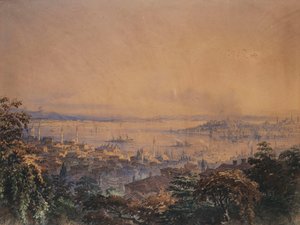 Uma visão de Constantinopla, 1866 de Amadeo Preziosi