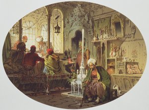Casa de café otomana, 1862
