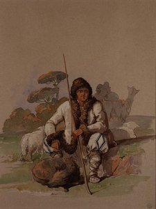 Shepherd, c.1855 de Amadeo Preziosi