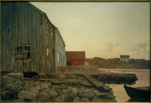 A cabana de um pescador, Altes Hellesund