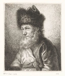 Retrato de Michel Hirsch, rabino em Potsdam