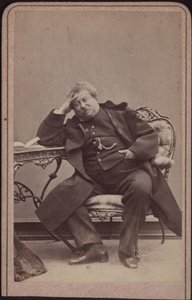 O autor Alexandre Dumas pai 1802-1870, ca 1868. de Amand Helm
