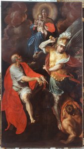 Madonna e Criança e São João Evangelista e São Miguel