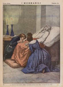 Ilustração para Os Miseráveis de Victor Hugo (litografia a cores)