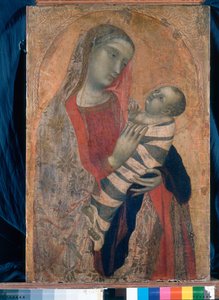 Madonna e Criança, 1320-23 de Ambrogio Lorenzetti