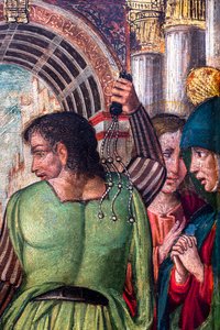 A Flagelação de Cristo de Ambrogio da Fossano (c.1460-1523) (circle of)
