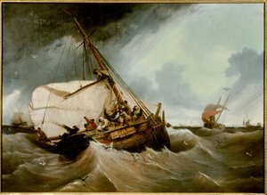 Pesca de bacalhau Pintura de Ambroise Louis Garneray (1783-1857) 1832 Sol. 1,26x1,75 m Rouen, musee des Beaux Arts