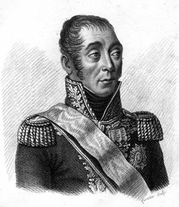 Retrato de Emmanuel, Marquês de Grouchy, Marechal de France (1766-1847) - em "Portraits des generaux francais en suite les victoires et conquetes des Francais". Gravado por Ambroise Tardieu em 1818. Colecção Stella. de Ambroise Tardieu