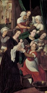 A Natividade da Virgem Maria de Ambrosius Benson