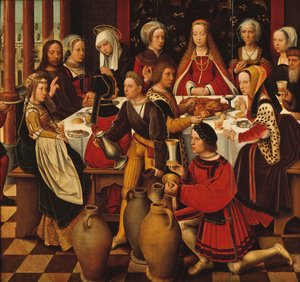 O casamento em Cana, c.1530-50
