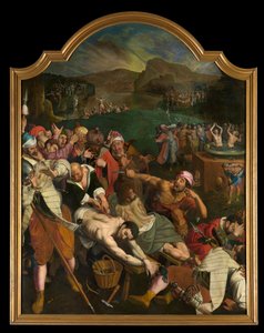 O Martírio dos Santos Crispin e Crispinian (óleo sobre painel)