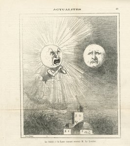 Ilustração de Cham (1819-1879) em Le Charivari de Amédée de Noé