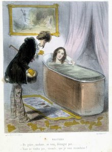 Politesse - em "Madeleines" de Cham, c.1870-1880 de Amédée de Noé