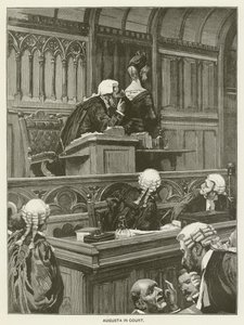 Augusta em tribunal