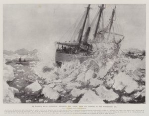 Expedição Polar do Dr. Nansen, liberando o Fram da pressão do gelo circundante