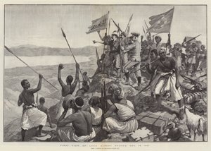Primeira vista do lago Albert Nyanza, 13 de dezembro de 1887