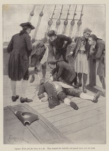 Ilustração para a sorte da Susan Bell, por Sir Walter Besant de Amedee Forestier