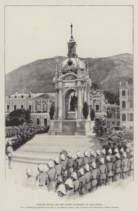 Estátua do Jubileu da Rainha revelada em Hong-Kong de Amedee Forestier