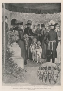 Apresentação de Ashanti e de Medalhas de Guerra da África do Sul por Sua Majestade o Rei, 29 de julho