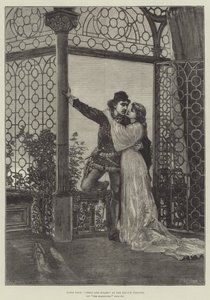 Cena de Romeu e Julieta, no Teatro Lyceum