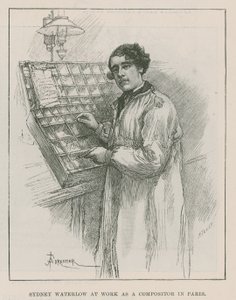 Sir Sydney Waterlow, no trabalho como compositor em Paris