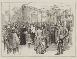 A Rainha na Mansion House, Cidade de Londres, em seu retorno do East End