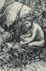 O antigo inquilino do Antigo Planalto, talvez dez mil séculos atrás de Amedee Forestier