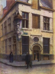 Casas antigas na Rue de lEmpereur, Antuérpia