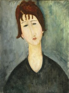 Uma mulher, 1917-20 de Amedeo Modigliani