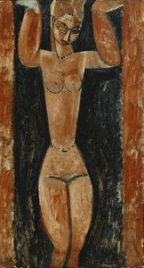 Cariátide; Cariatide, c.1911-1913 de Amedeo Modigliani
