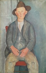 O pequeno fazendeiro. Por volta de 1918 de Amedeo Modigliani