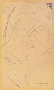 Cabeça - Bairon de Amedeo Modigliani