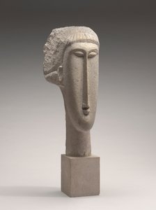 Cabeça de uma mulher de Amedeo Modigliani