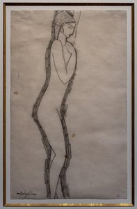 Perfil do hermafrodita de Amedeo Modigliani