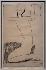 Cariátides ajoelhadas de Amedeo Modigliani