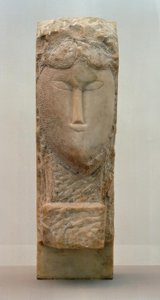 Cabeça de uma mulher de Amedeo Modigliani