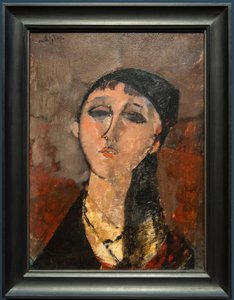 Cabeça de uma rapariga (Louise) de Amedeo Modigliani