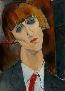 Madame Kisling, c. 1917 (óleo sobre tela) de Amedeo Modigliani