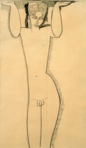 Jovem nu (atlas) de Amedeo Modigliani