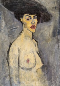 Nu com um chapéu de Amedeo Modigliani