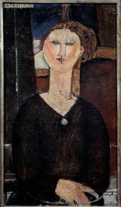 Retrato de Antonia Pintura de Amedeo Modigliani (1884-1920) 1915 Sol. 0,82x0,46 m Paris, Musee de l