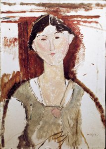 Retrato de Beatrice Hastings. Pintura de Amedeo Modigliani de Amedeo Modigliani