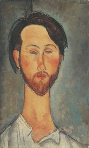 Retrato de Léopold Zborowski 1889-1932, 1918. de Amedeo Modigliani