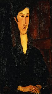 Retrato de Madame Zborowska; Ritratto di Mne Zborowska, 1917 de Amedeo Modigliani