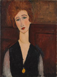 Retrato de uma mulher de Amedeo Modigliani